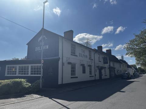 Photograph of the Dolphin pub in Melbourn