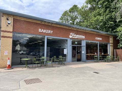 A photograph of Fitzbillies Cafe in Harston