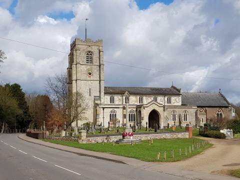 A photograph of All Saints Church Barrington